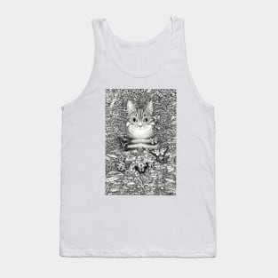 Hidden cat / Le chat caché NB Tank Top